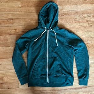 Full zip hoodie.